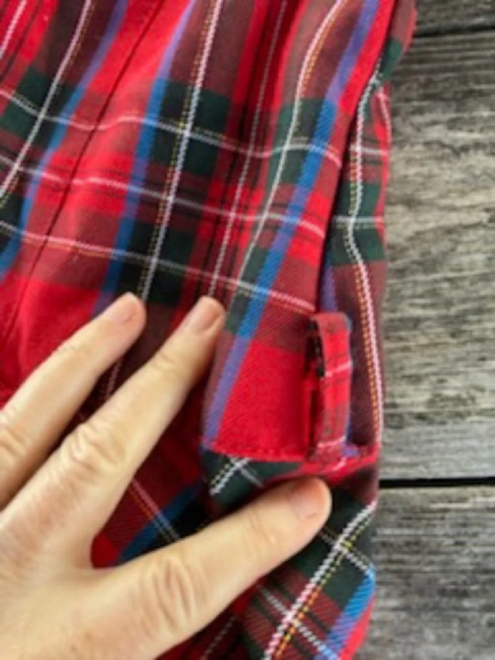 THE CHILDRENS PLACE Red Plaid Pleated Pinafore Dress SZ GIRLS 12